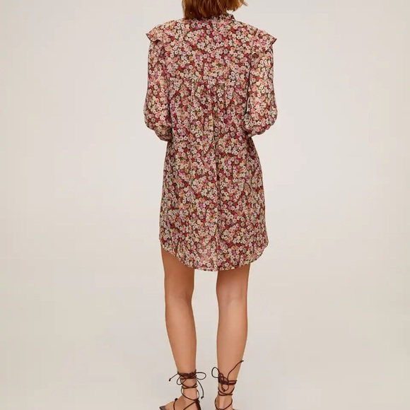 Mango Ruffle Dress XS - Picture 3 of 6